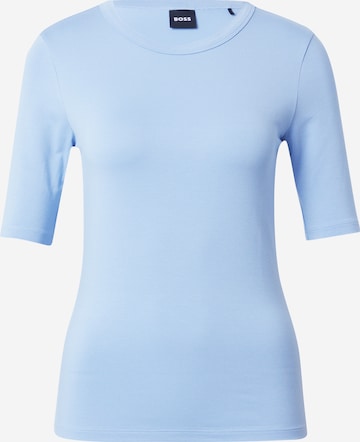 BOSS T-Shirt 'Efita' in Blau: predná strana