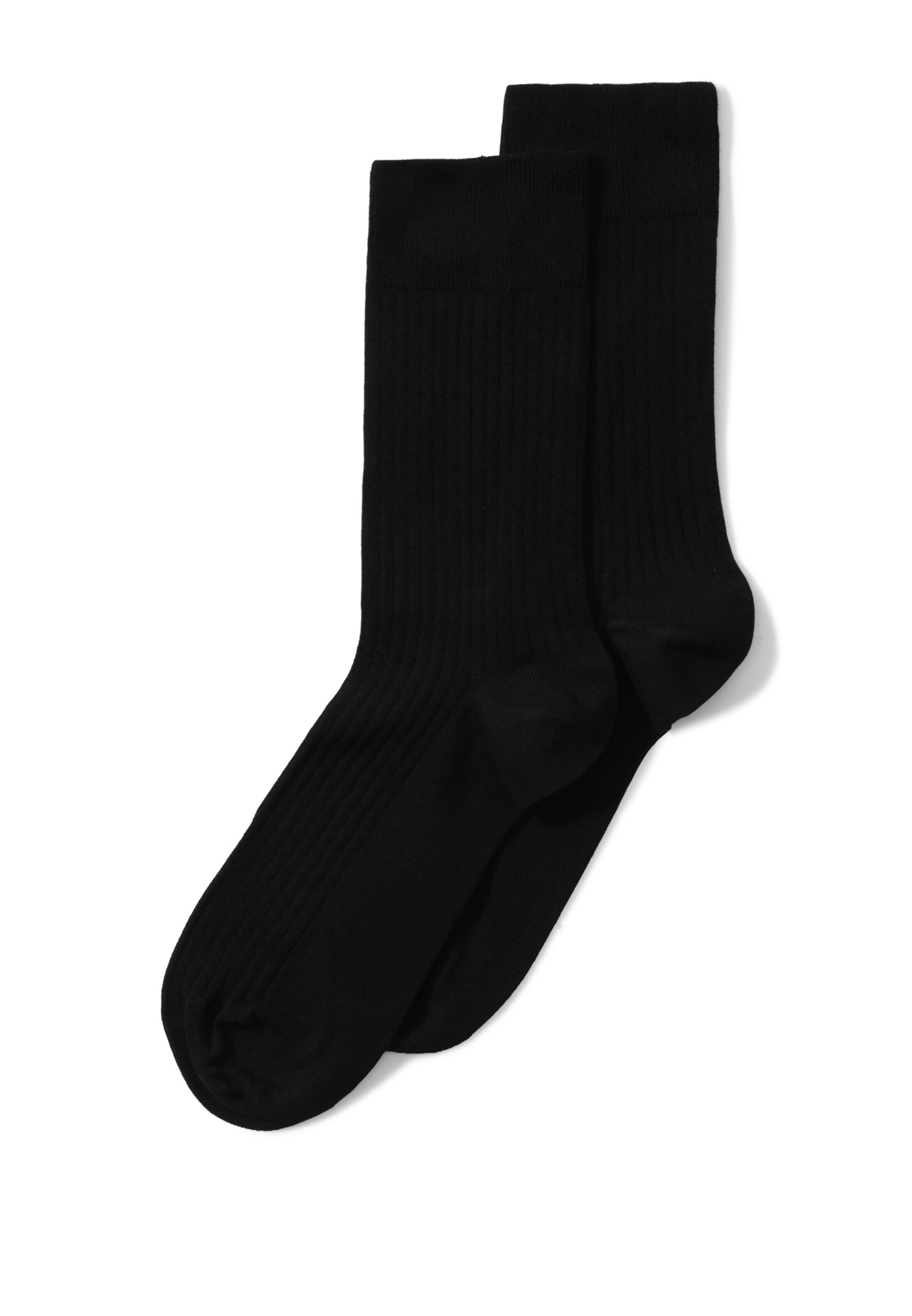 Swedish Stockings Къси чорапи 'Edna' в черно: отпред