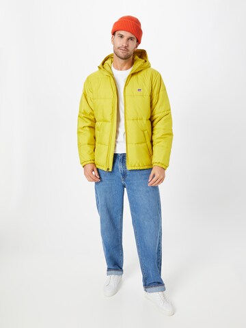 LEVI'S ® Átmeneti dzseki 'Telegraph Hood Shrt Jkt' - zöld