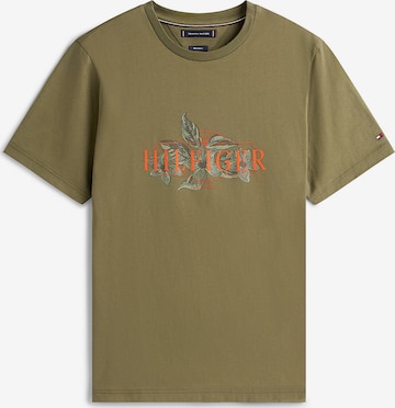 Maglietta di TOMMY HILFIGER in verde: frontale