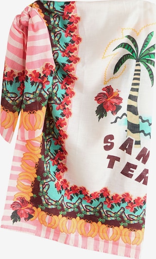 Next Strandtuch in ecru / tanne / mandarine / rosa, Produktansicht