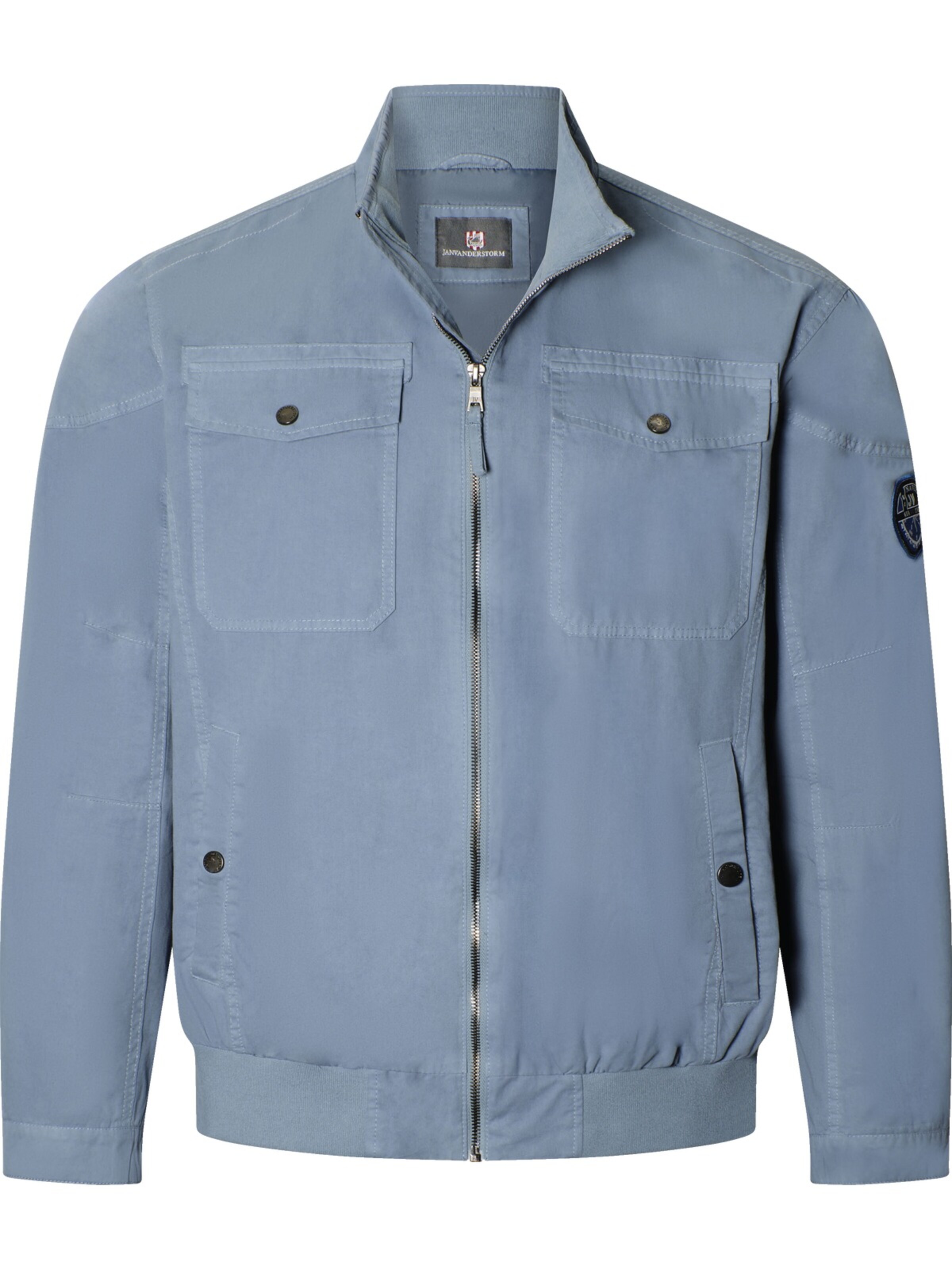 Jan Vanderstorm Between-Season Jacket 'Elard' in L-XL in Blue / Light blue, Item view