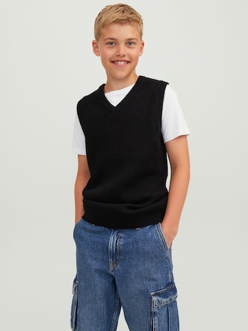 Pull-over Jack & Jones Junior en noir : devant