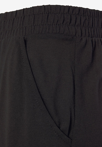 BEACH TIME Pajama Pants in Black