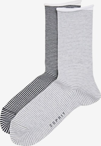 Chaussettes ESPRIT en gris : devant