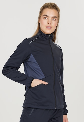 ENDURANCE Athletic Jacket 'Loralei' in Blue: front