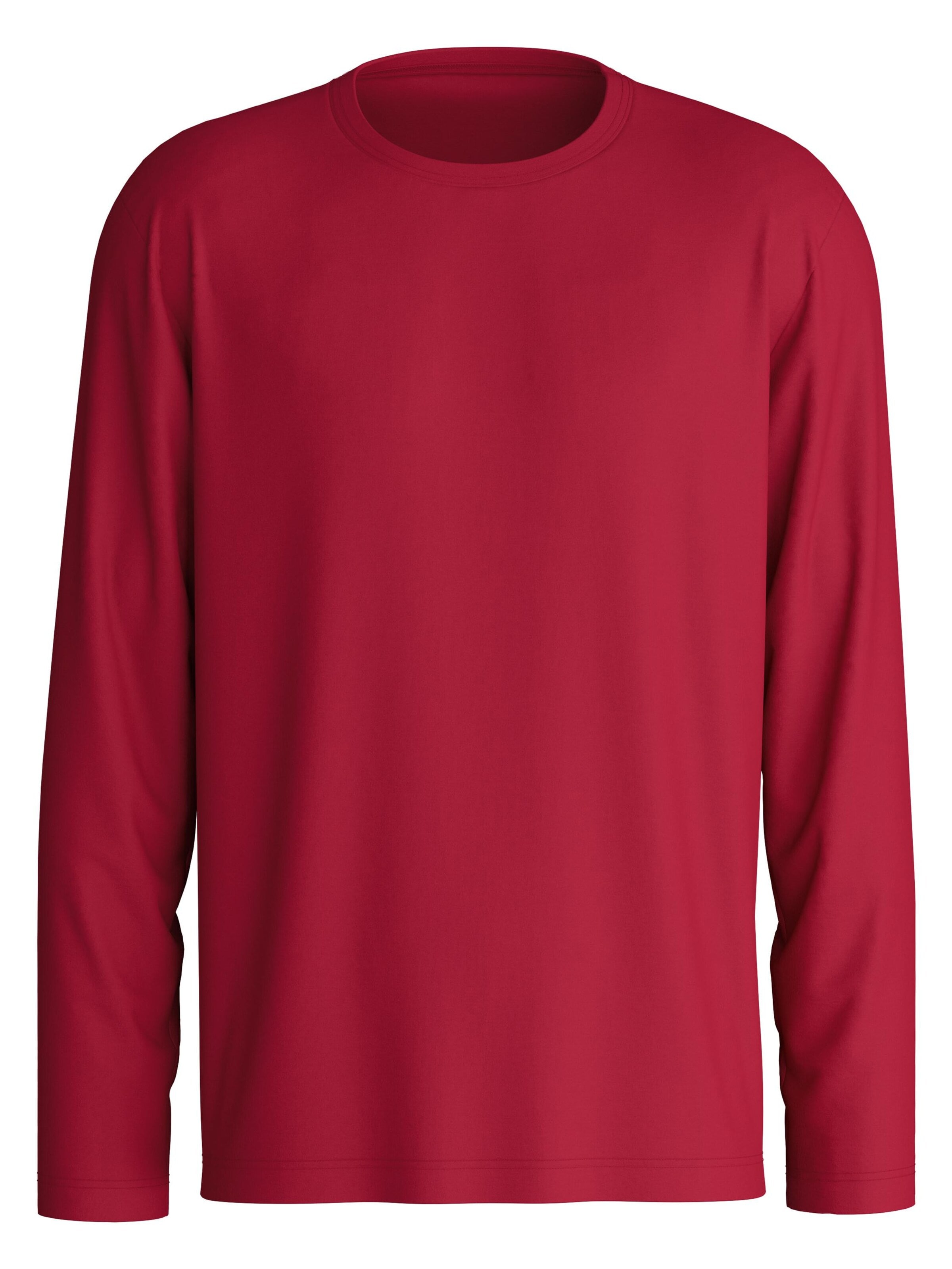 CALIDA Shirt 'RMX Sleep Leisure' in Rood: voorkant