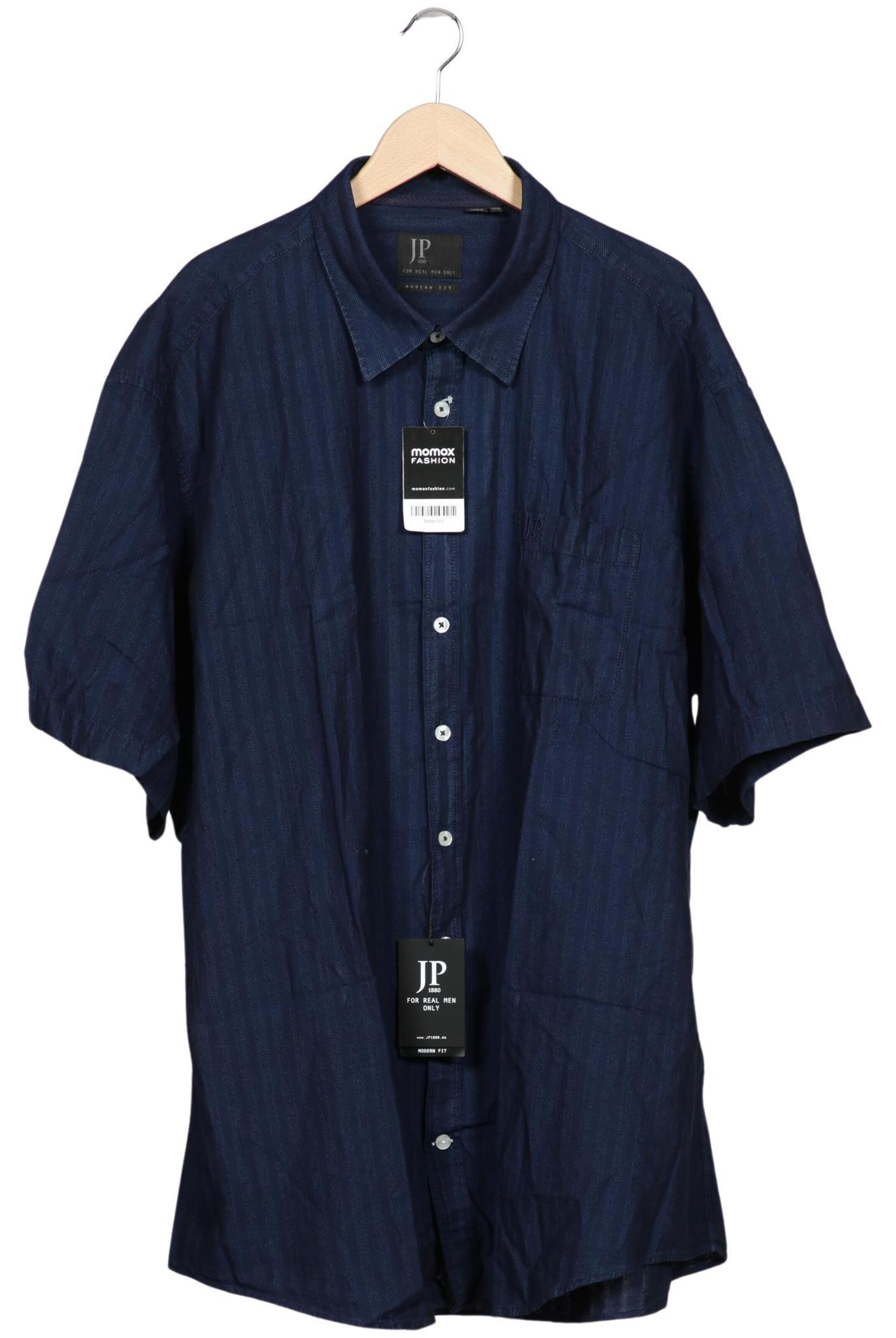 JP1880 Hemd 5XL in Blau: Vorderseite