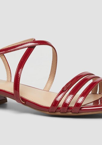 s.Oliver Strap sandal in Red