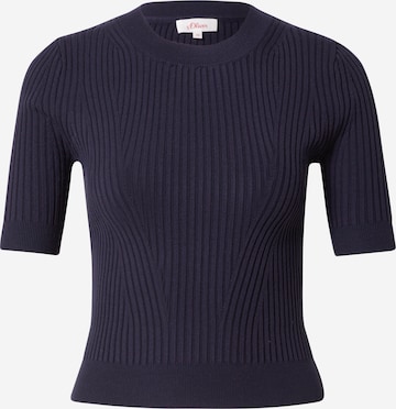 s.Oliver Sweater in Blue: front