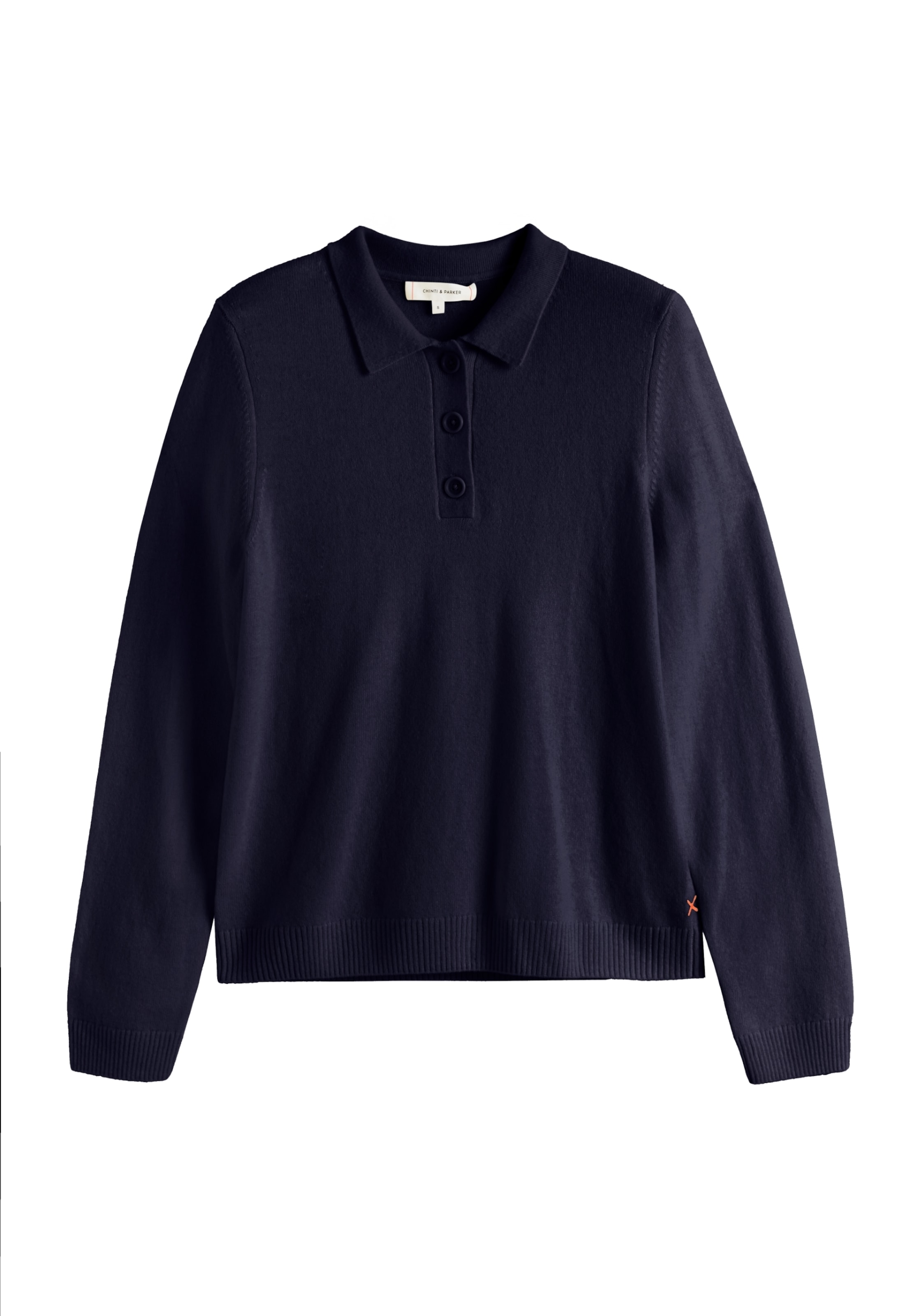 Pullover 'Basics' di Chinti & Parker in blu: frontale
