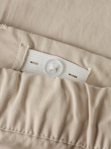 NAME IT Wide Leg Bukser i beige