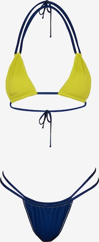 Triangle Bikini Kadoo en bleu : devant