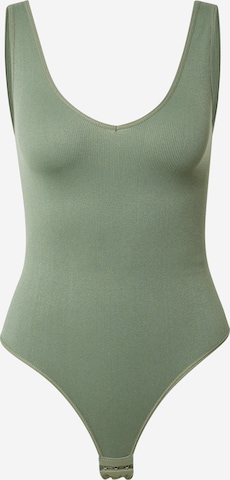 MAGIC Bodyfashion Shirt Bodysuit in Green: front