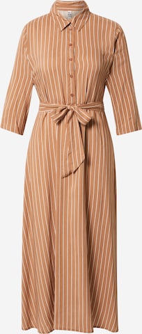 JDY Платье-рубашка 'Starr' в Коричневый: спереди