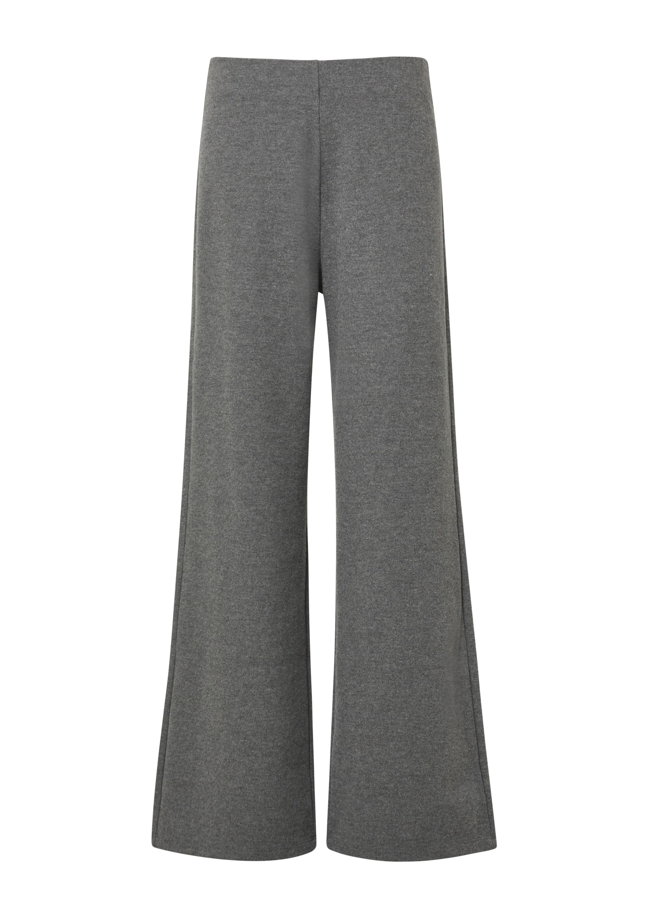 s.Oliver Wide leg Broek in Grijs: voorkant