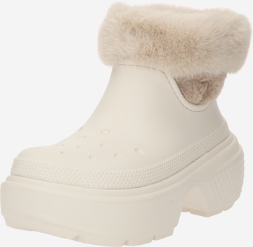 Bottes de neige 'Stomp' Crocs en beige : devant