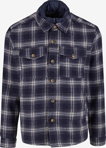 INDICODE JEANS Přechodná bunda 'Benito' – modrá: přední strana