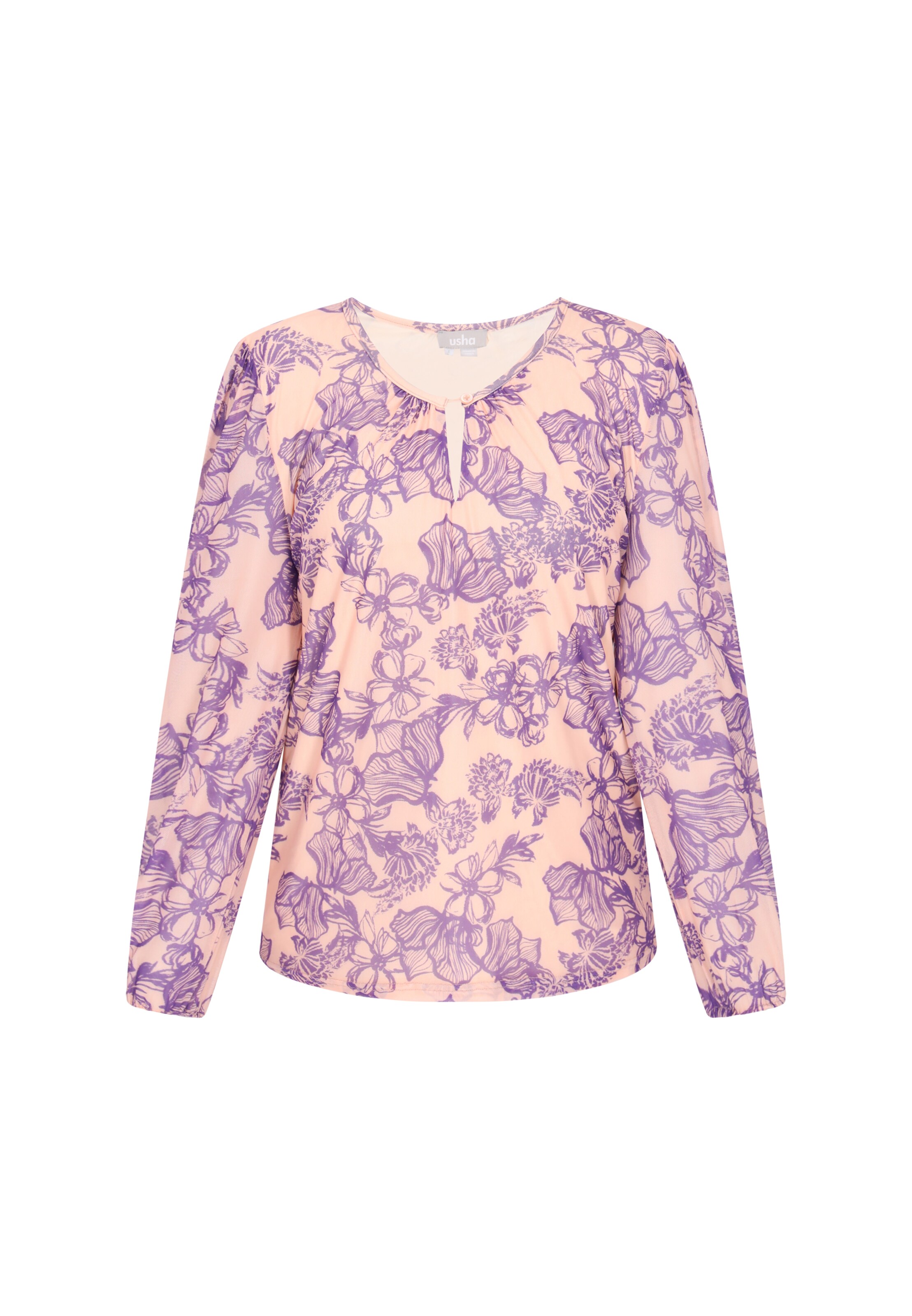 Usha Blouse in Lila: voorkant
