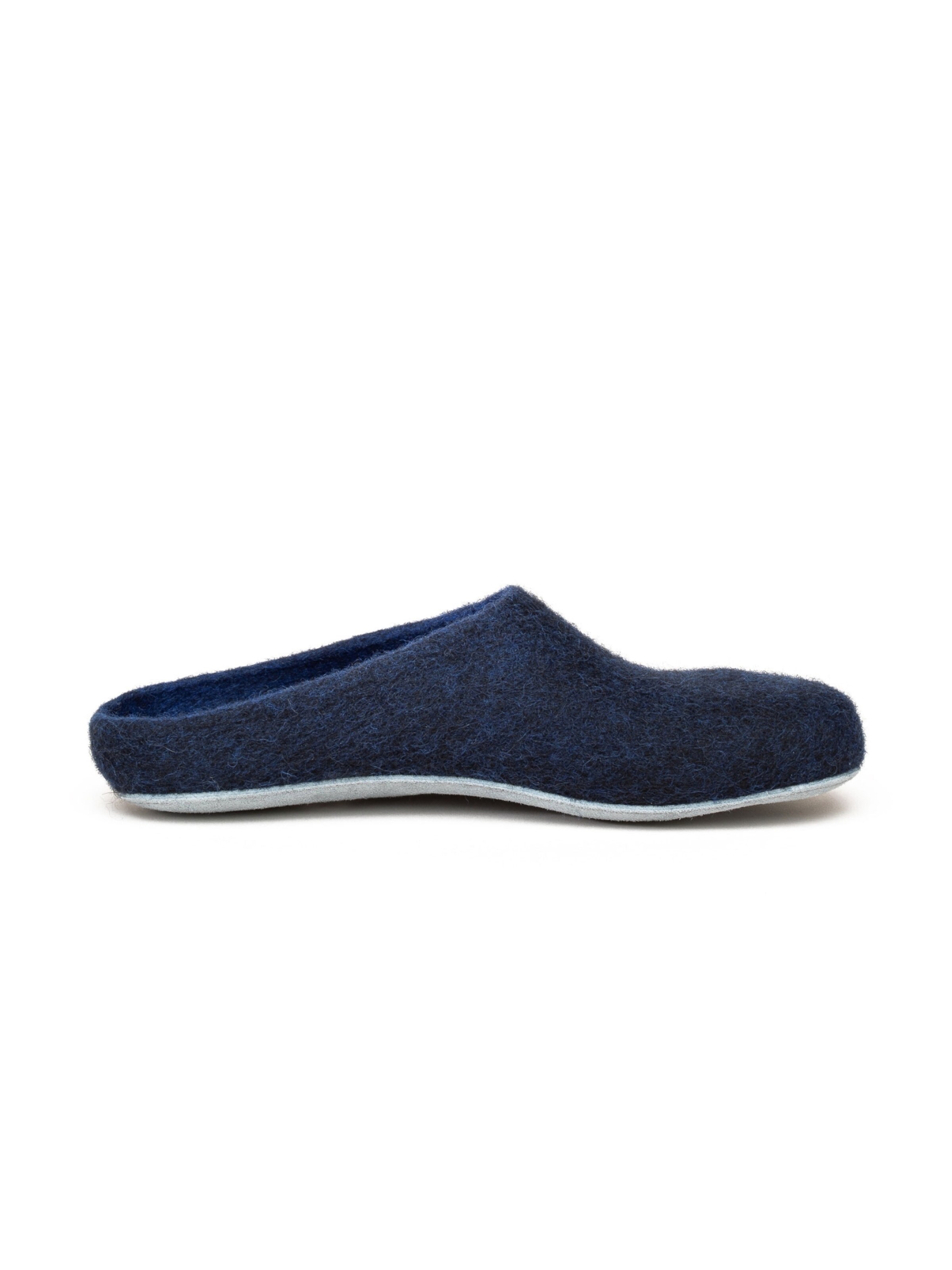 MagicFelt Slippers 'Filzpantoffel AP 701' in Blue