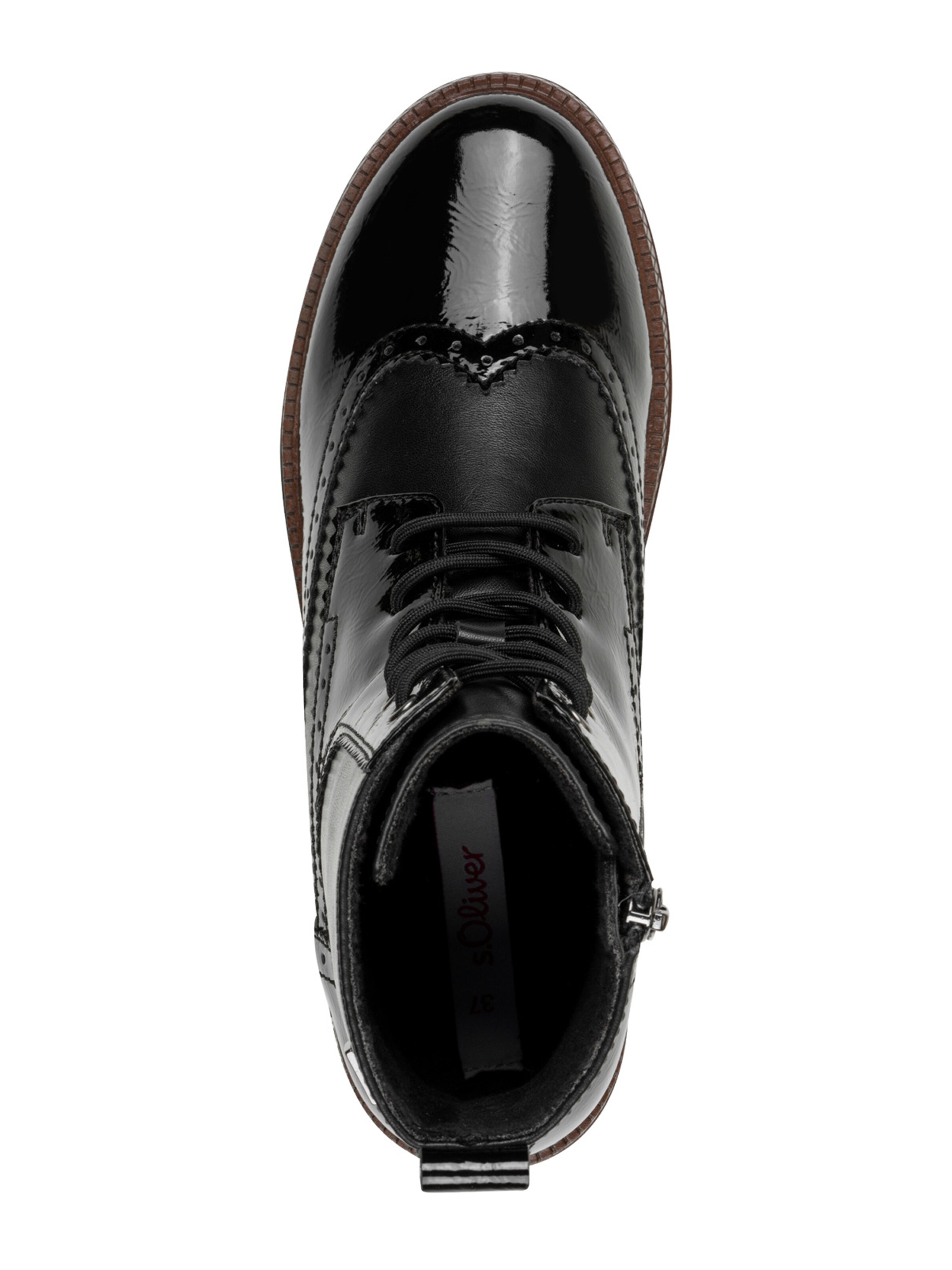 Stivaletto stringato di s.Oliver in nero