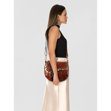 Sac bandoulière 'Gioachina' Campomaggi en marron : devant