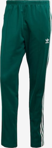 Pantalon 'Adicolor Classics Beckenbauer' ADIDAS ORIGINALS en vert : devant