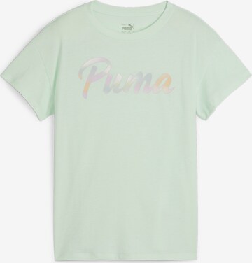 PUMA Shirt in Groen: voorkant