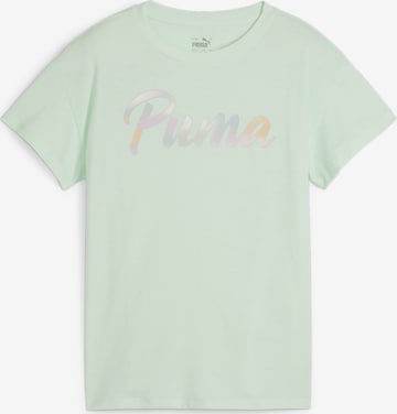 T-Shirt PUMA en vert : devant