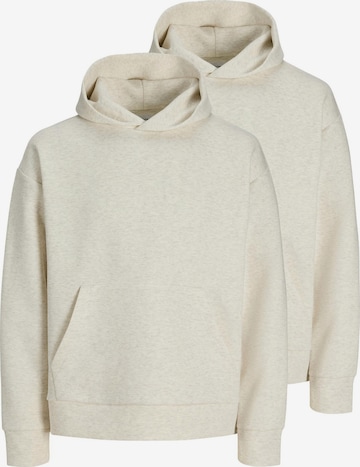 JACK & JONES Sweatshirt 'Barron' in Weiß: Vorderseite