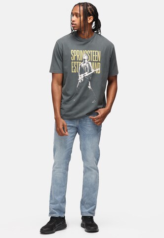 Recovered T-Shirt 'Bruce Springsteen Guitar' in Schwarz