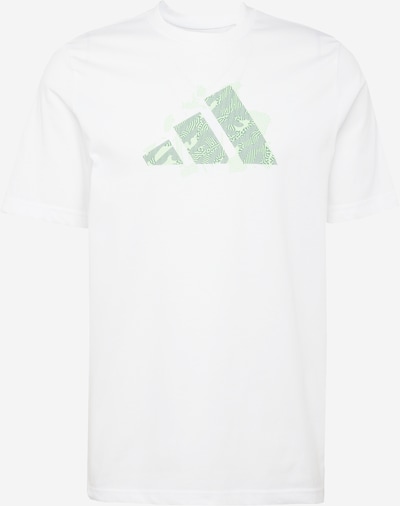 ADIDAS PERFORMANCE Camiseta funcional en verde / verde pastel / blanco, Vista del producto