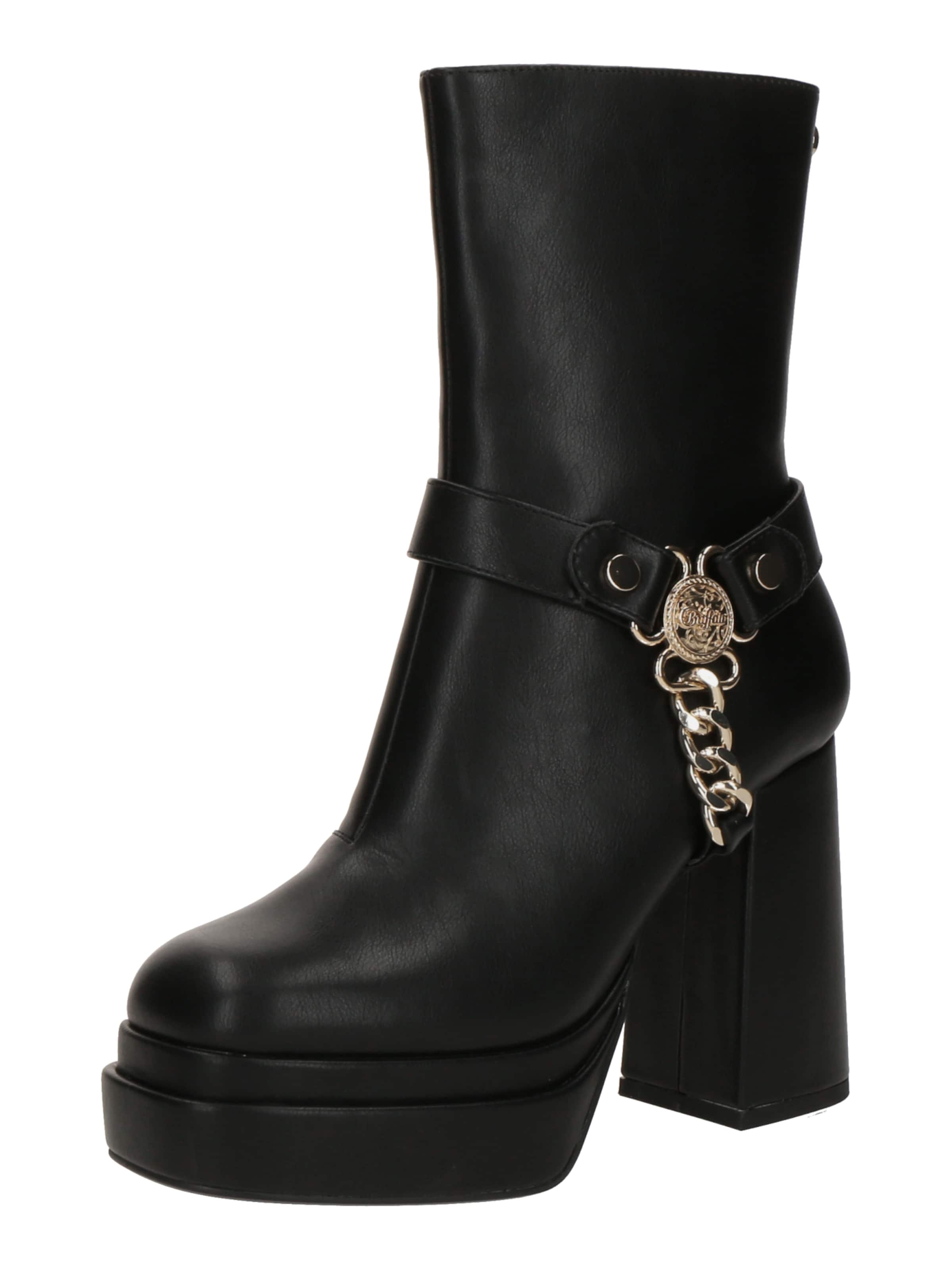 BUFFALO Poolsaabas 'MAY', värv must: eest vaates