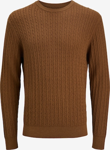 JACK & JONES - Pullover 'JJEEMIL' em castanho: frente