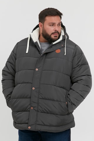 Blend Big Winter Jacket 'FREDERIC' in Grey: front