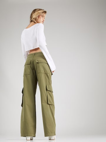 Wide Leg Pantalon cargo 'Janay' SHYX en vert