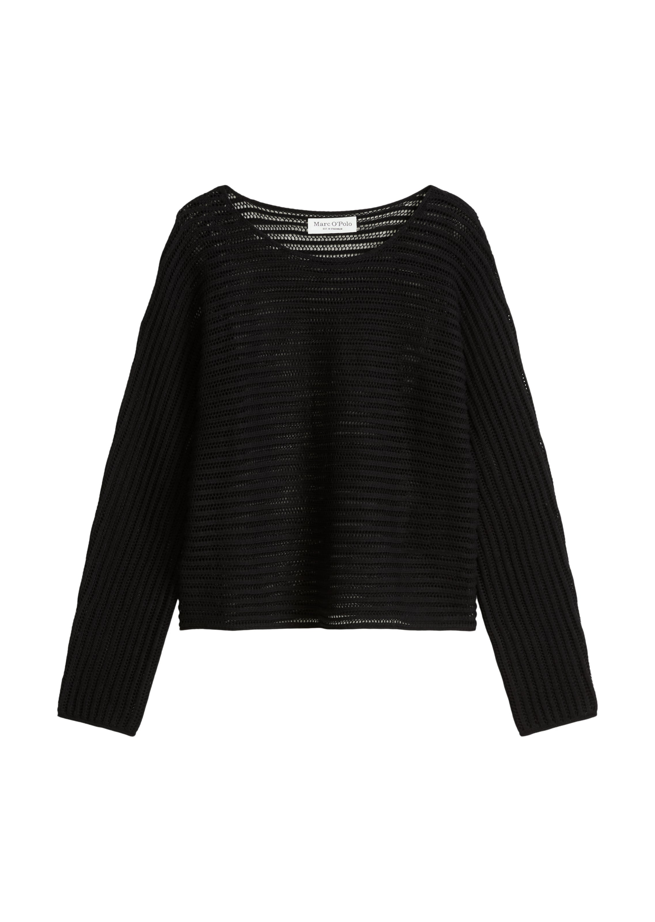 Marc O'Polo Pullover in Schwarz: Vorderseite