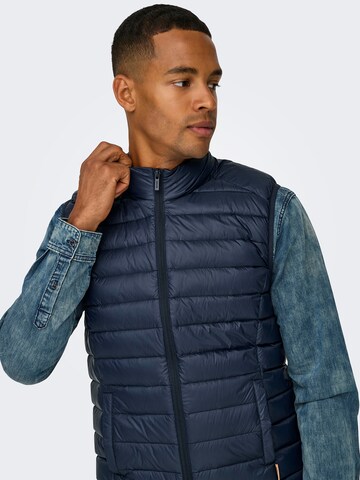 Gilet 'ONSGavin' Only & Sons en bleu