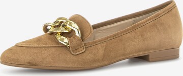 GABOR Classic Flats in Beige: front