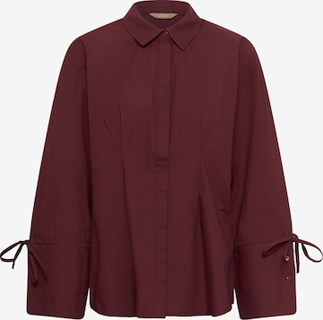 CULTURE - Blusa 'Allison Olena' em vermelho: frente