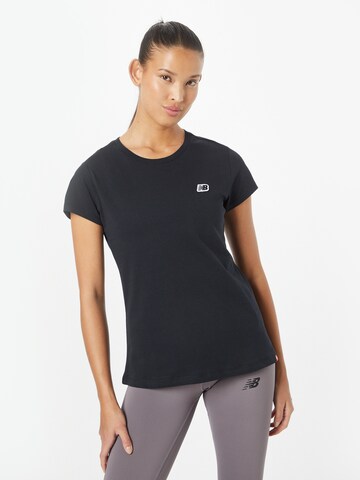 new balance Shirt in Zwart: voorkant