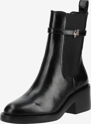 STEVE MADDEN Enkellaarsjes in Zwart: voorkant