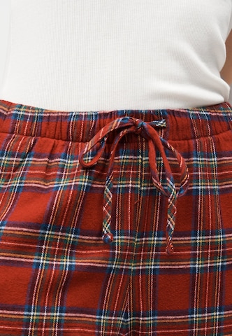 Pantaloncini da pigiama di Abercrombie & Fitch in rosso: frontale