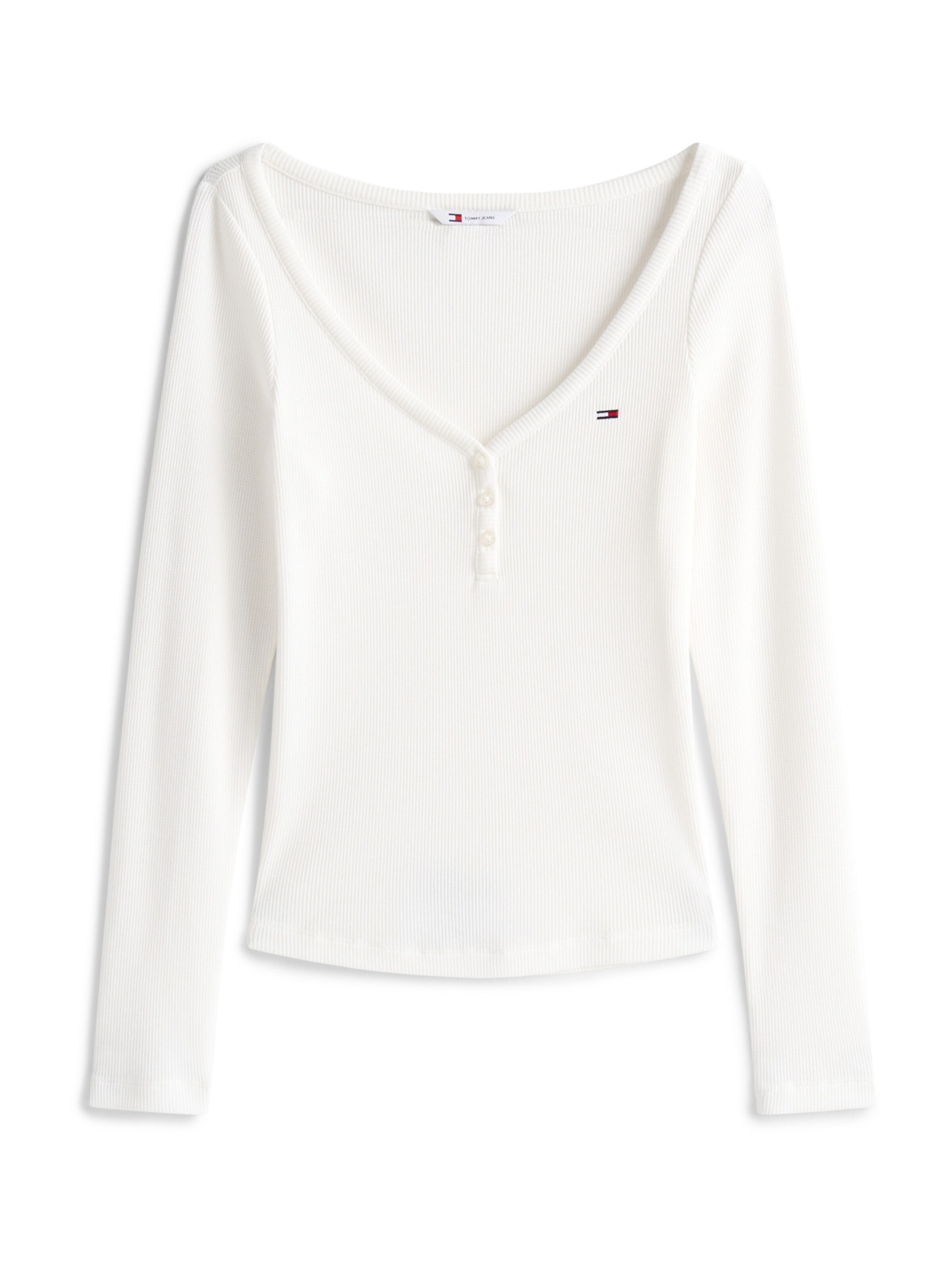 Tommy Jeans Majica | bela barva: sprednja stran