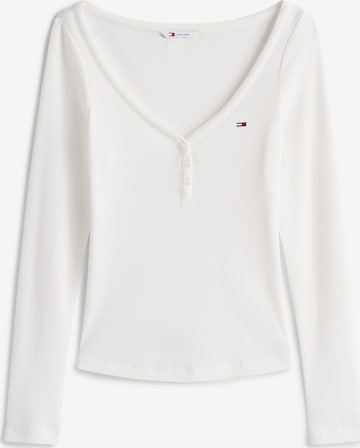 Tricou de la Tommy Jeans pe alb: față
