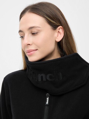 BENCH Fleecejacke 'Bridgit'‌‌‌ in Schwarz