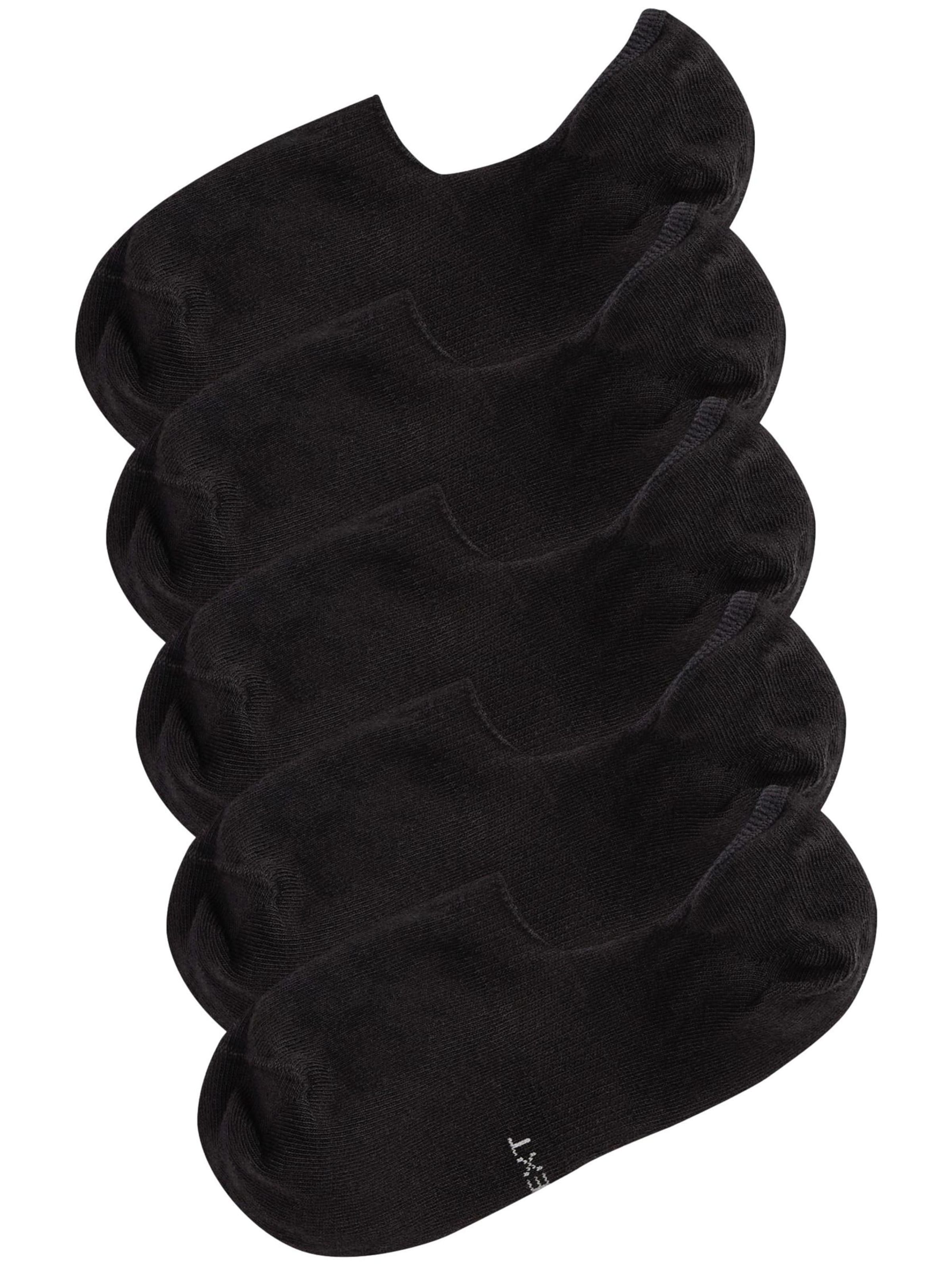 Next Дамски чорапи тип терлици в черно: отпред