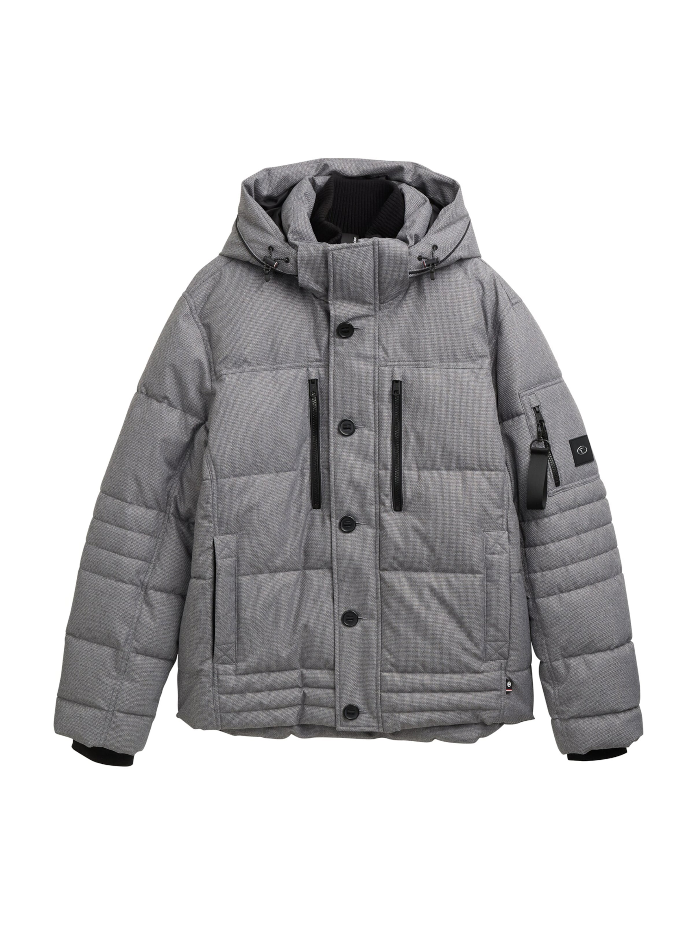 TOM TAILOR Téli dzseki - szürke: elől