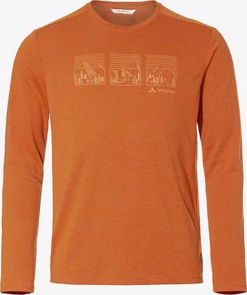 VAUDE Performance shirt 'Rosemoor III' in Orange: front