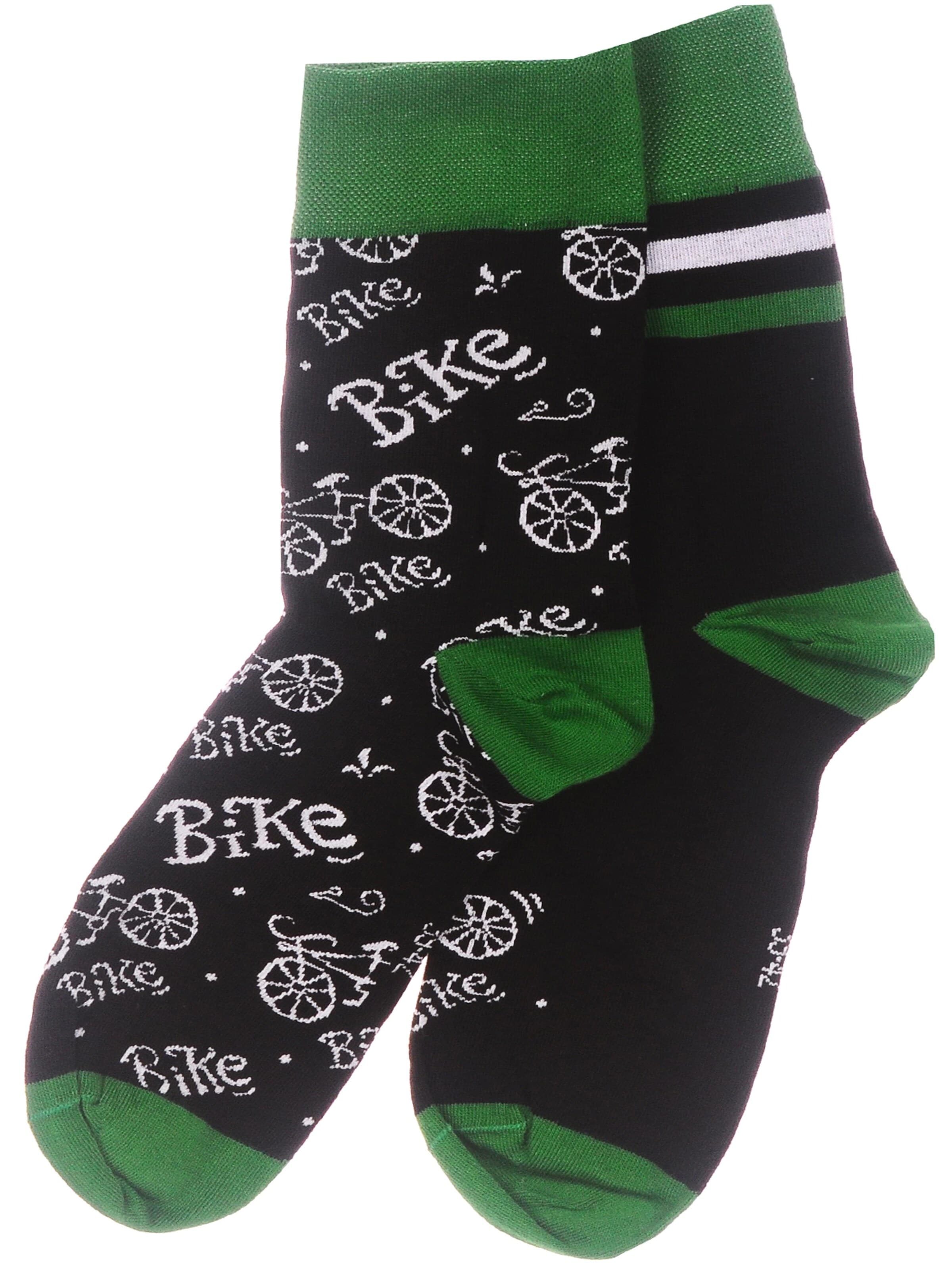 La Bortini Socks in Black: front